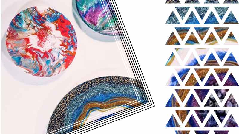 آموزش ساخت تابلوهای آبستره