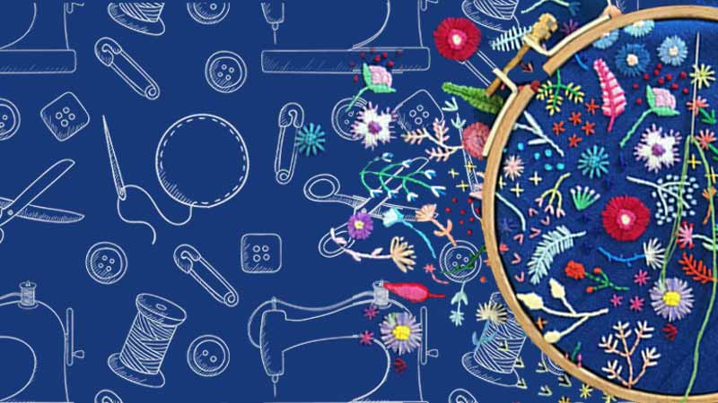 آموزش گلدوزی