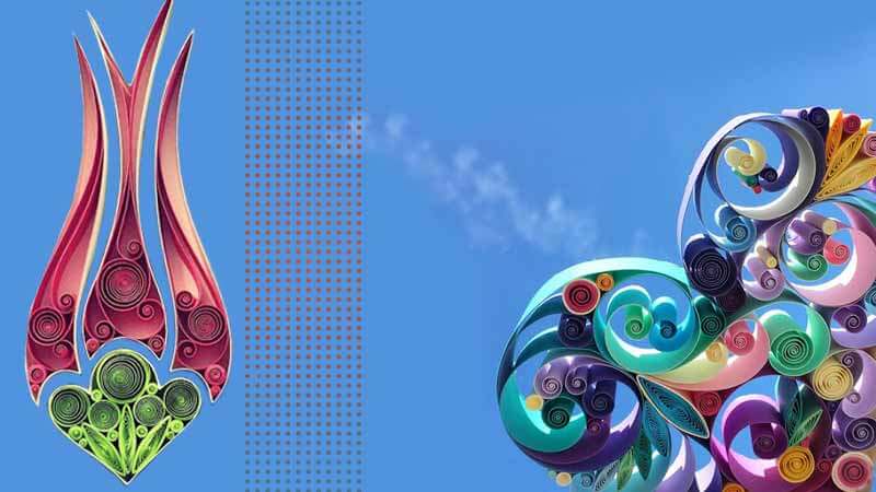 آموزش ملیله کاغذی (کوئیلینگ)