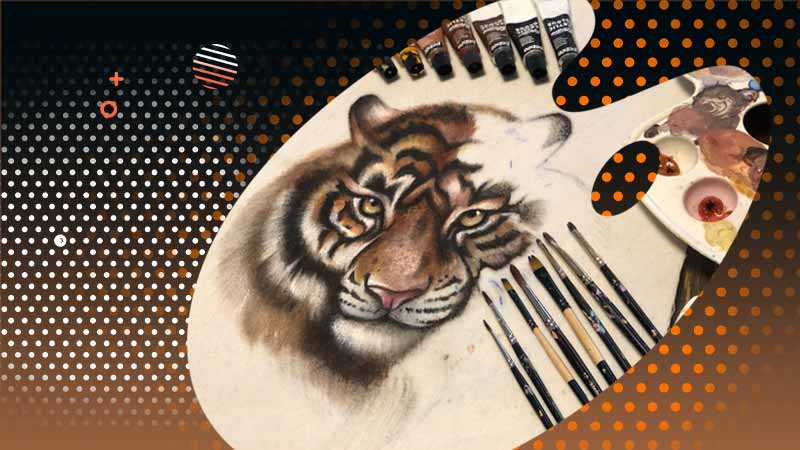 آموزش نقاشی روی پارچه